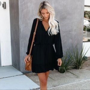 VICI - Jonah Long Sleeve Ruffle Dress